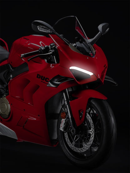 Ducati Panigale V4S Acrylic Wall Art with Neon LED Lighting