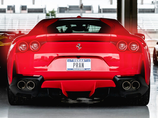 Ferrari 812 Superfast Neon Poster | Luxury Car Wall Art