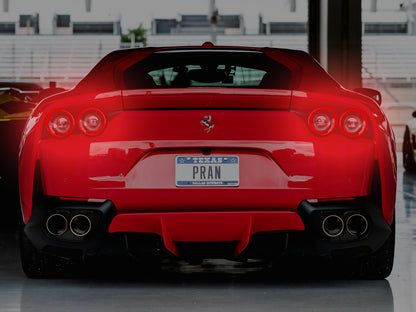 Ferrari 812 Superfast Neon Poster | Luxury Car Wall Art