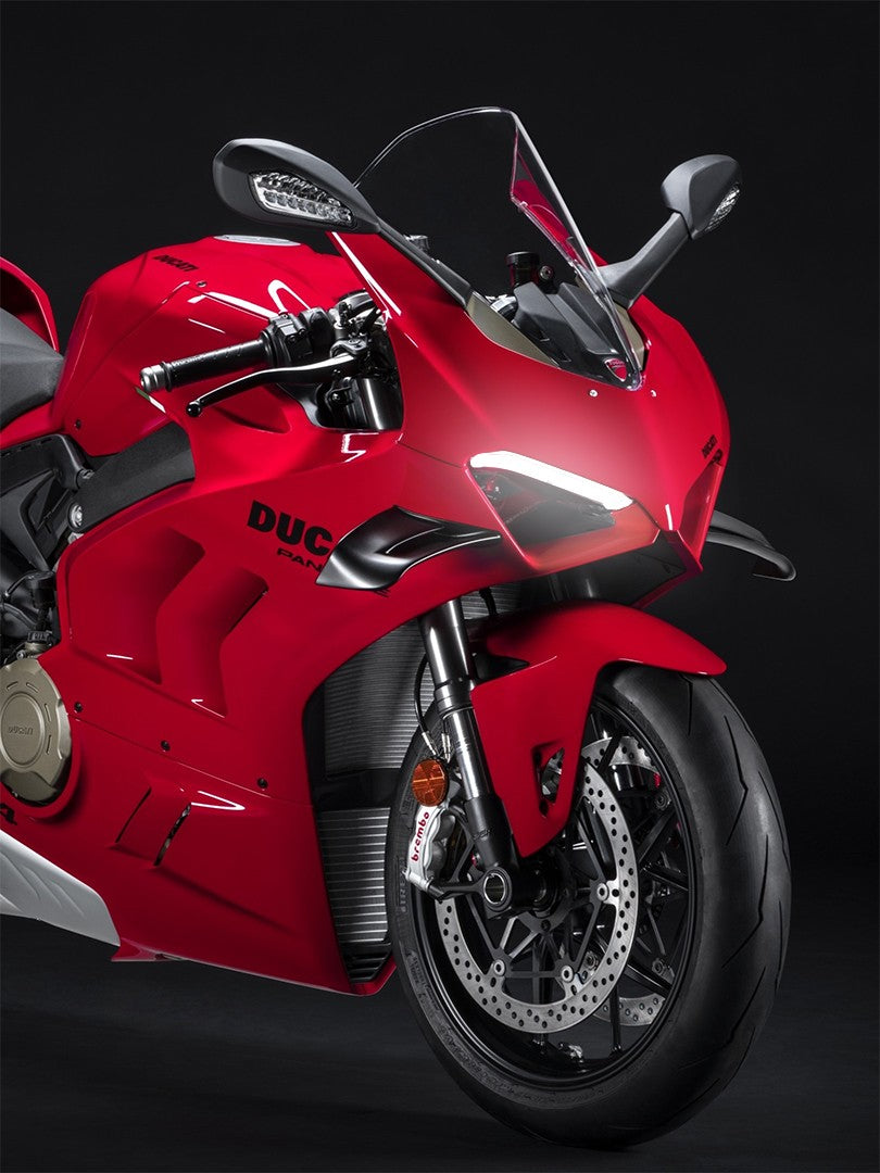 Ducati Panigale V4S Acrylic Wall Art with Neon LED Lighting